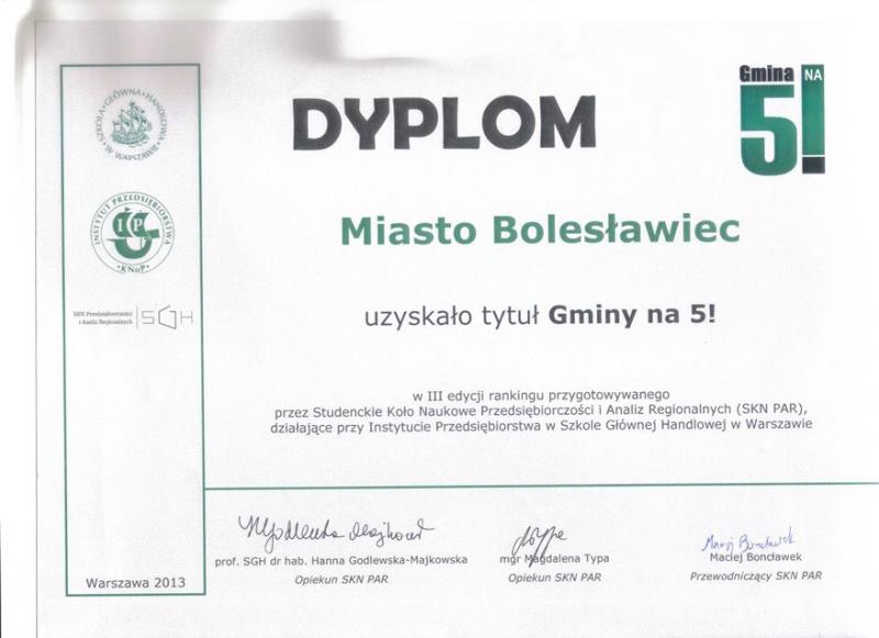 Studenci docenili Bolesławiec