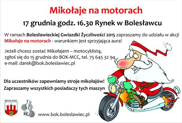 Motocyklisto, we udzia w akcji Mikoaje na Motorach!