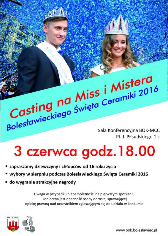 Weź udział w wyborach na Miss/Mistera Święta Ceramiki