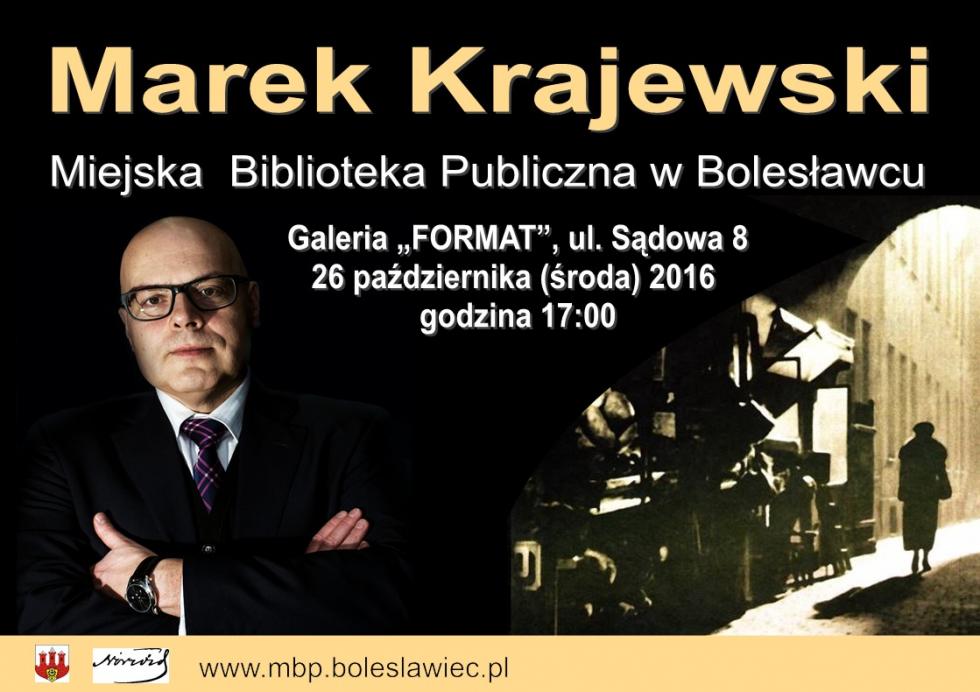 Mistrz kryminału Marek Krajewski w Miejskiej Bibliotece Publicznej w Bolesławcu