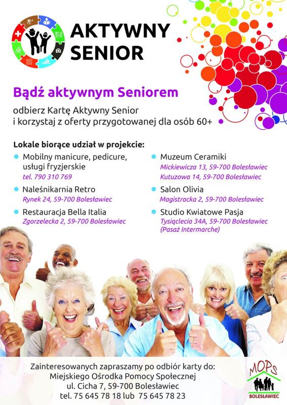  Karta Aktywny Senior