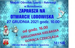 Bolesławiec -  Otwarcie lodowiska w Bolesławcu