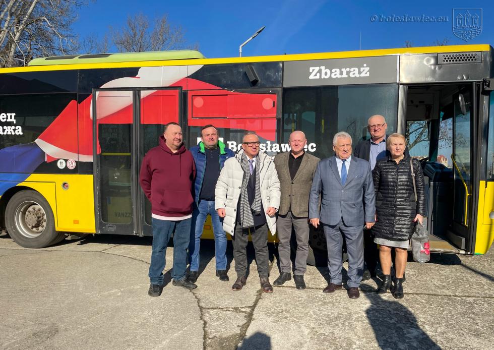  Bolesławiec przekazał autobus dla Zbaraża